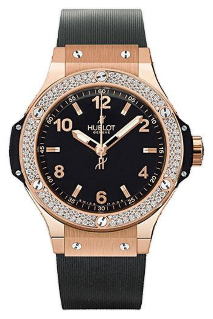 Hublot Big Bang Red Gold Black Diamond Bezel 38mm 361.PX.1280.RX.1104