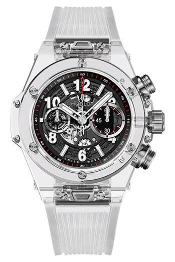 Hublot Big Bang UNICO Magic Sapphire Transparent Strap 45mm 411.JX.1170.RT