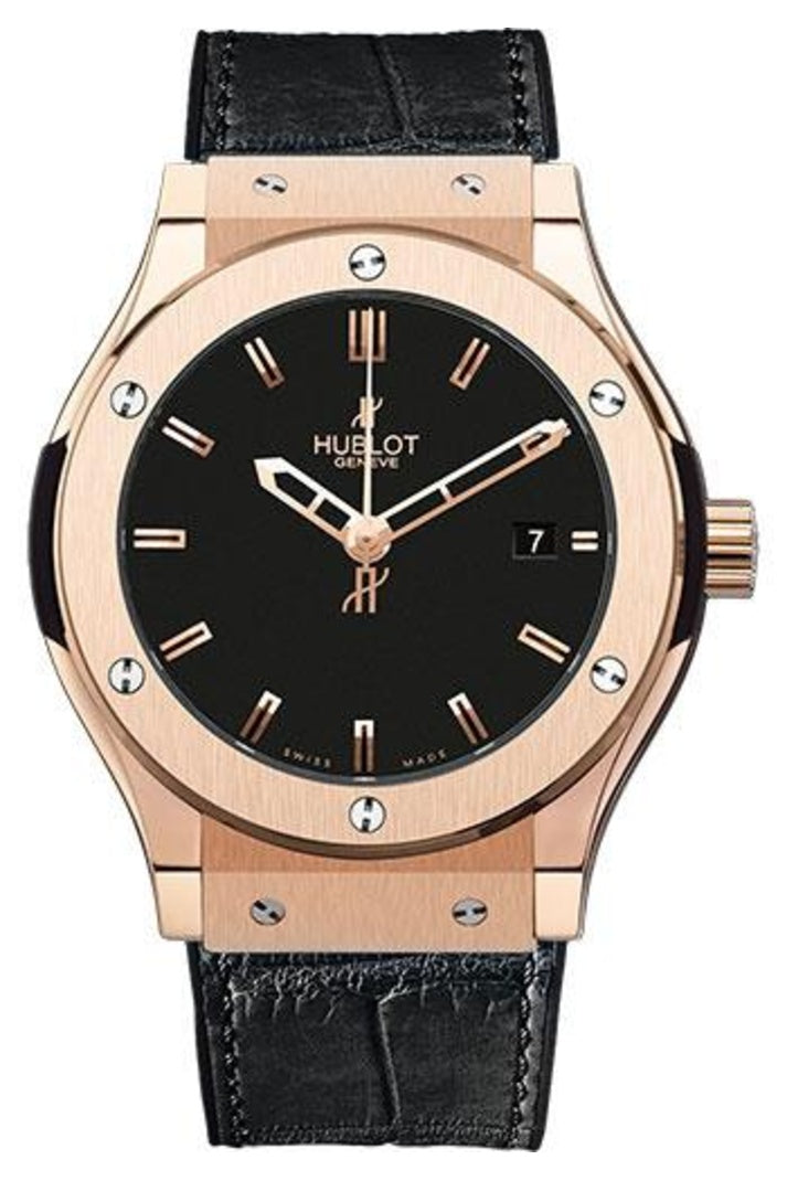 Hublot Classic Fusion Red Gold Alligator 45mm 511.PX.1180.LR