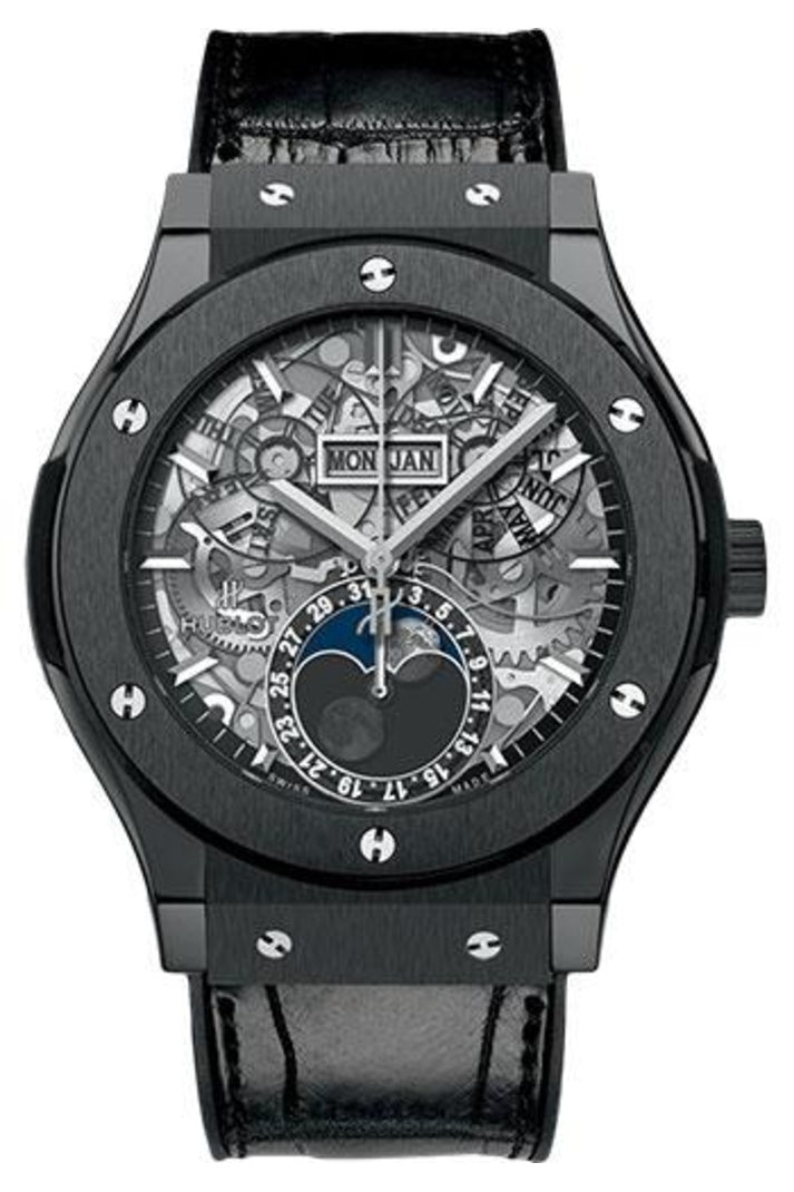 Hublot Classic Fusion Aerofusion Moonphase Black Ceramic 45mm 517.CX.0170.LR