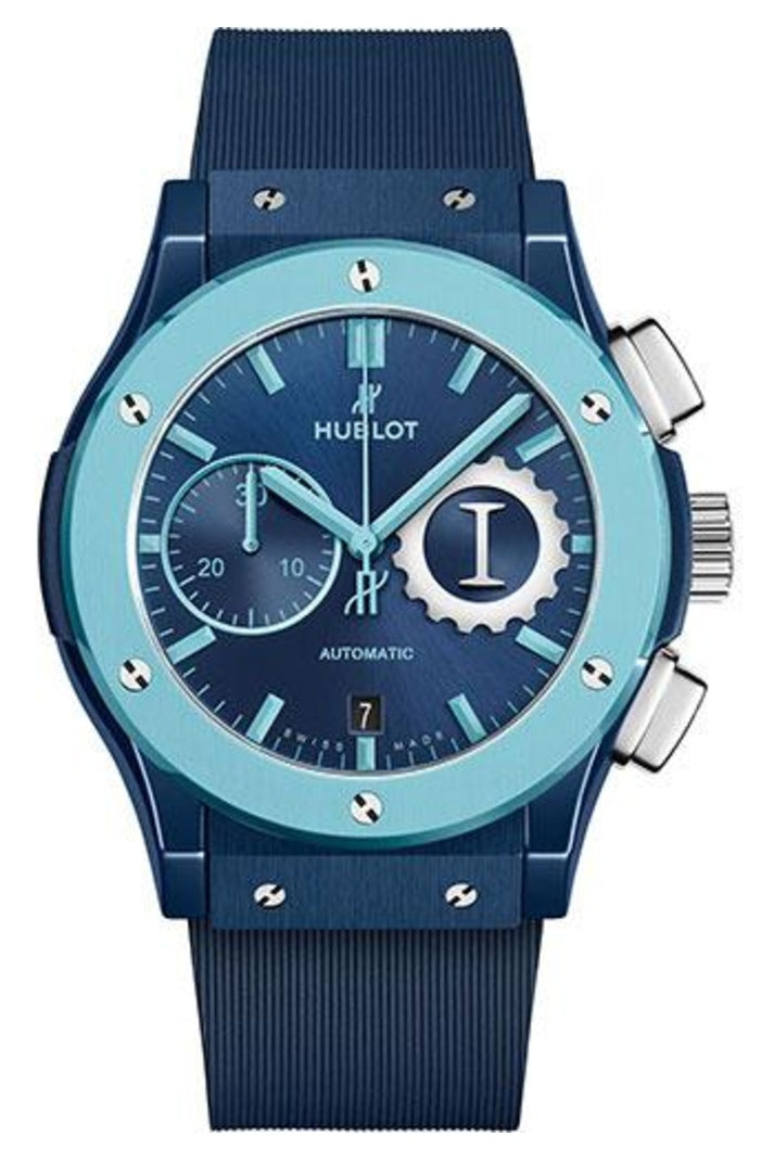 Hublot Classic Fusion Chronograph Garage Italia Light And Dark Blue Ceramic 45mm 521.EX.7170.RX.GIT19