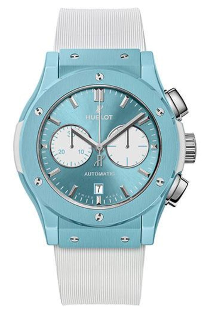 Hublot Classic Fusion Chronograph Capri Blue Ceramic 45mm 521.EX.8920.RW.CAP19