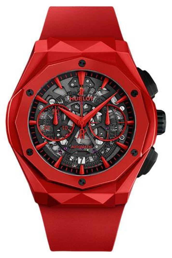 Hublot Classic Fusion Aerofusion Chronograph Orlinski Red Ceramic 45mm 525.CF.0130.RX.ORL19