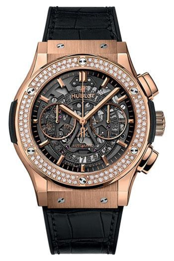 Hublot Classic Fusion Aerofusion Chronograph King Gold Diamonds 45mm 525.OX.0180.LR.1104