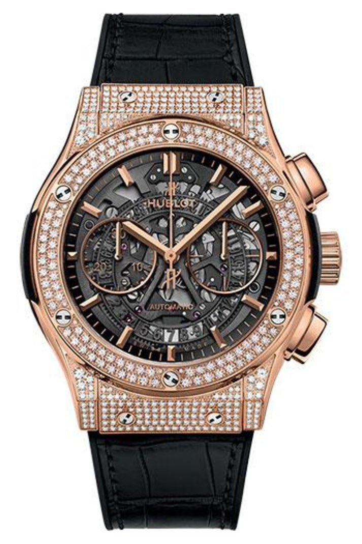 Hublot Classic Fusion Aerofusion Chronograph King Gold Pavé 45mm 525.OX.0180.LR.1704