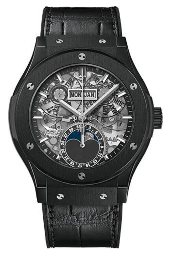 Hublot Classic Fusion Aerofusion Moonphase Black Ceramic 42mm 547.CX.0170.LR