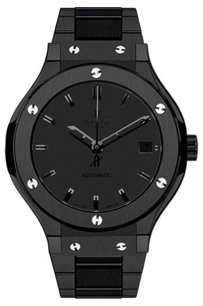Hublot Classic Fusion All Black Bracelet 38mm 565.CM.1110.CM
