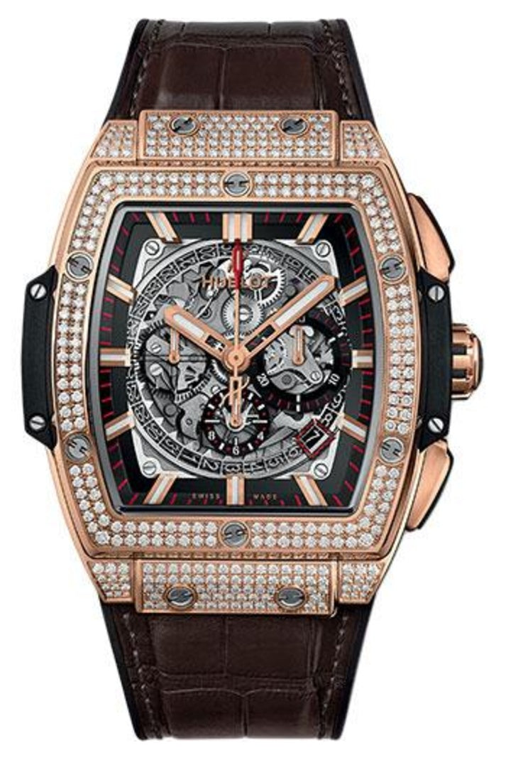 Hublot Spirit of Big Bang King Gold Pavé 45mm 601.OX.0183.LR.1704
