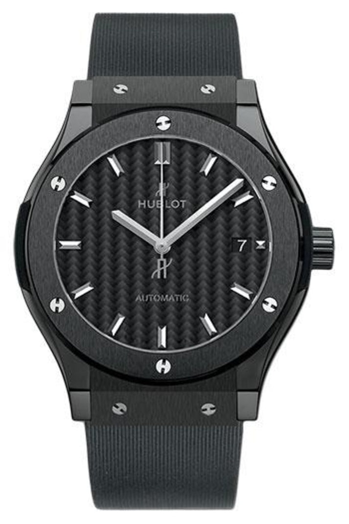Hublot Classic Fusion Black Magic Carbon Dial 45mm Black carbon fiber dial reference 511.CM.1771.RX
