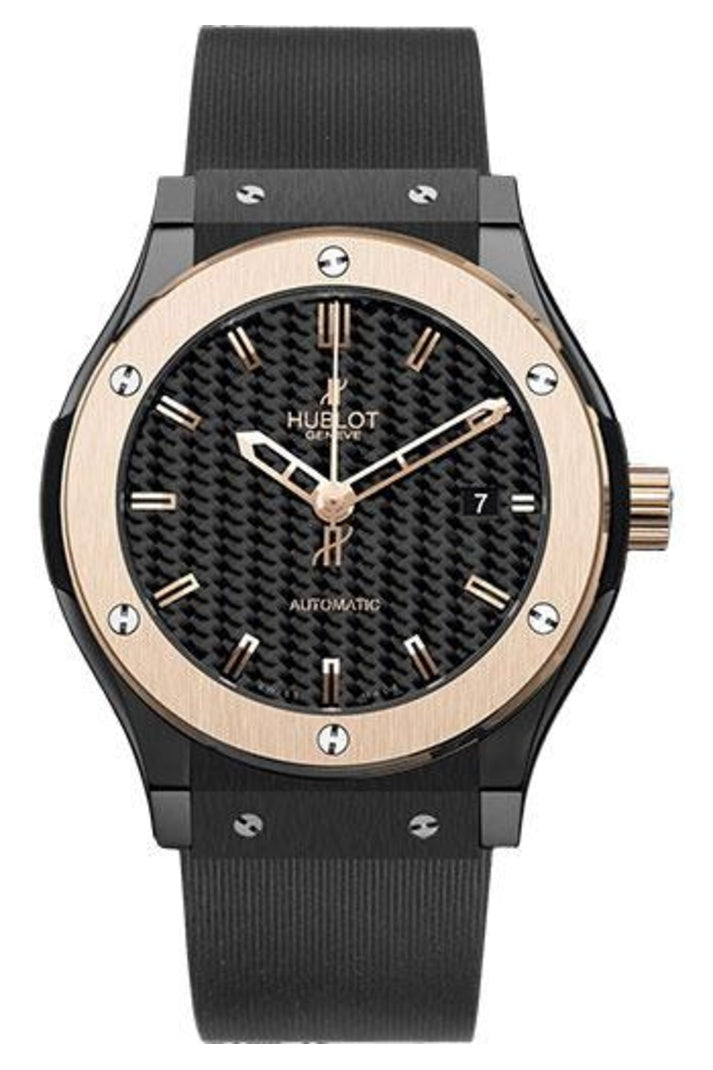 Hublot Classic Fusion Ceramic Red Gold Carbon 45mm Carbon dial, reference 511.CP.1780.RX