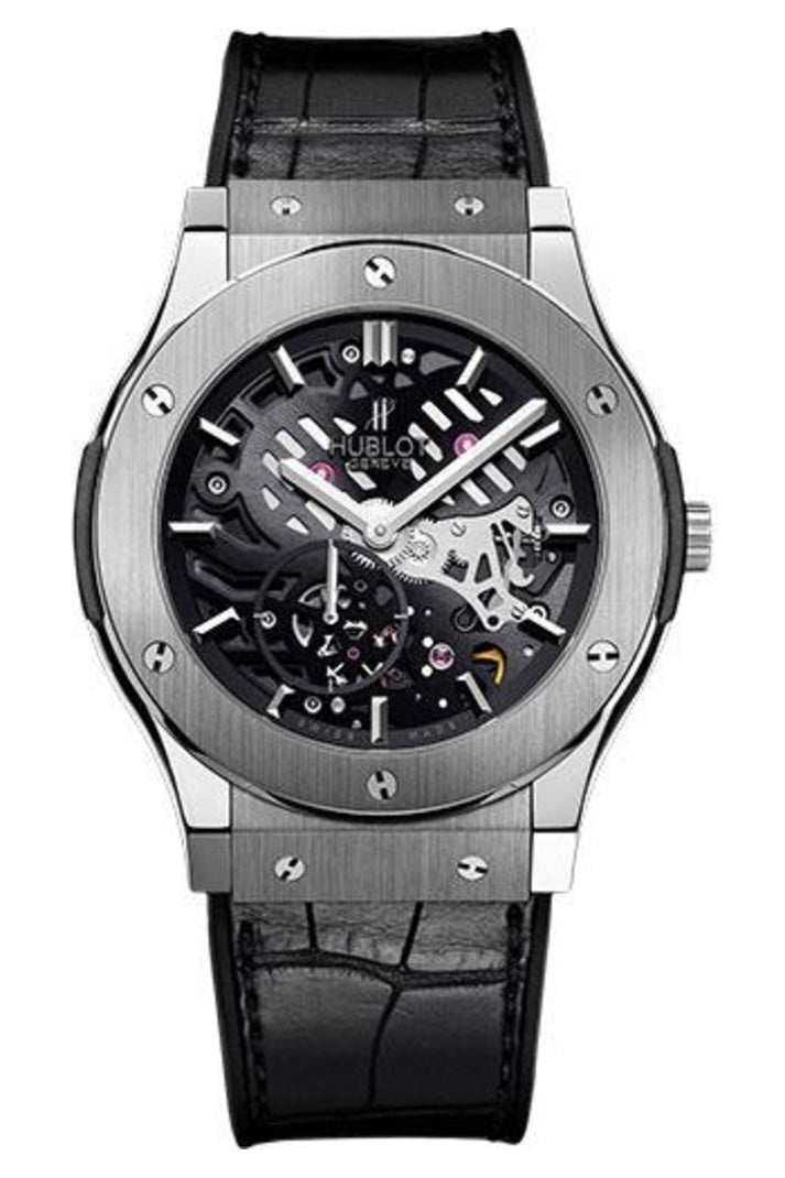 Hublot Classic Fusion Extra-Thin Skeleton Titanium 45mm Sapphire skeleton dial, reference 515.NX.0170.LR