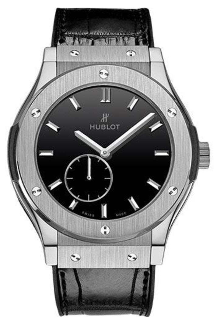 Hublot Classic Fusion Ultra-Thin 45mm Titanium Black skeleton dial 515.NX.1270.LR