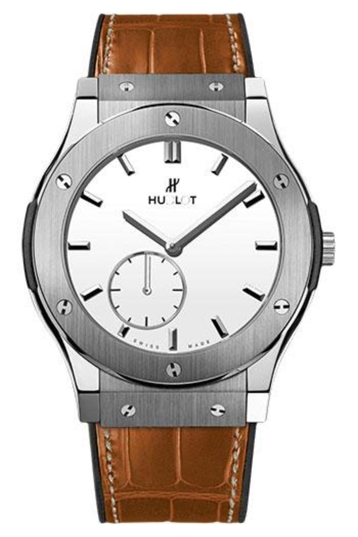 Hublot Classic Fusion Ultra-Thin 45mm Titanium White dial 515.NX.2210.LR