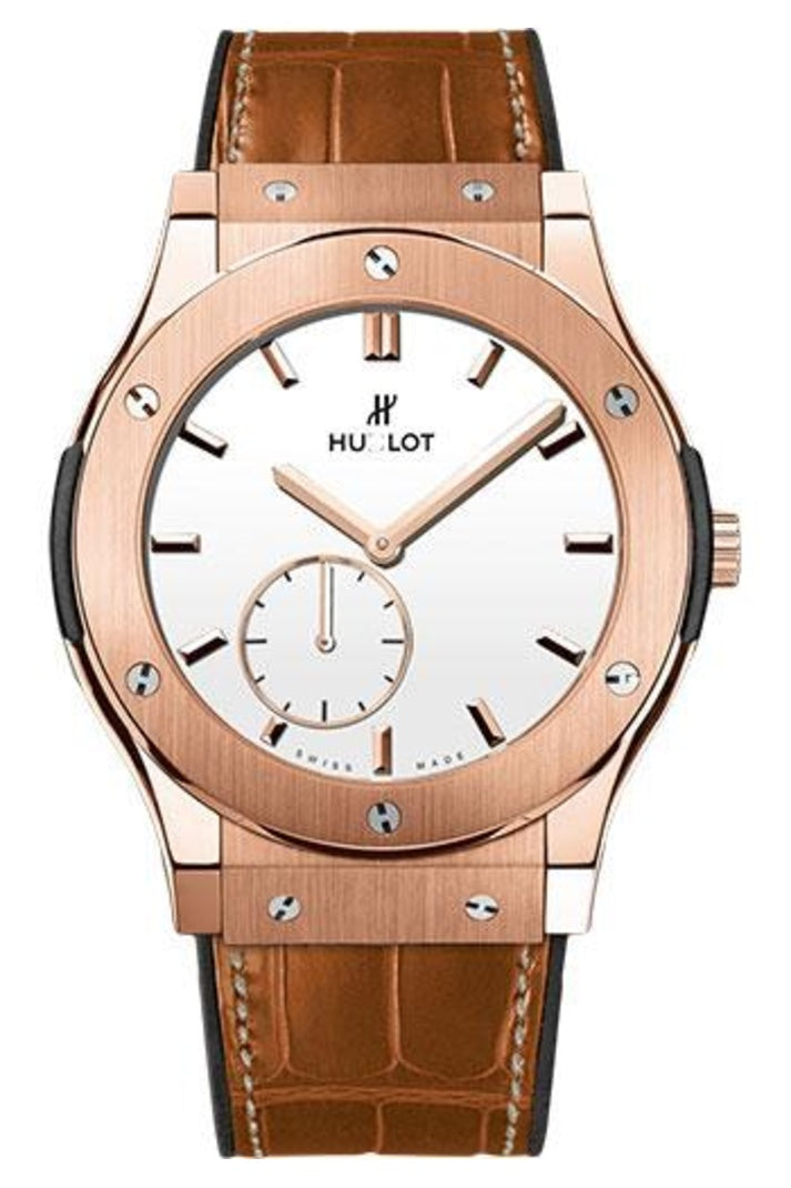 Hublot Classic Fusion Ultra-Thin 45mm 18K King Gold White dial reference 515.OX.2210.LR