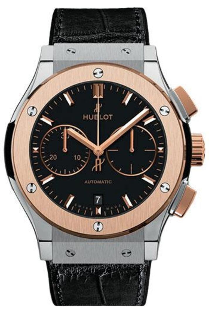 Hublot Classic Fusion Titanium King Gold Chronograph 45mm Matte black dial reference 521.NO.1181.LR