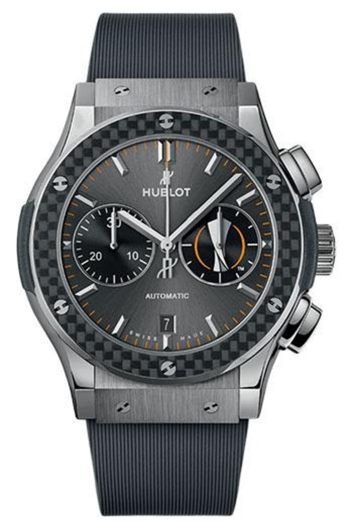 Hublot Classic Fusion Europa League Chronograph 45mm Grey sunray with UEFA Europa League logo dial, reference 521.NQ.7029.RX.UEL17