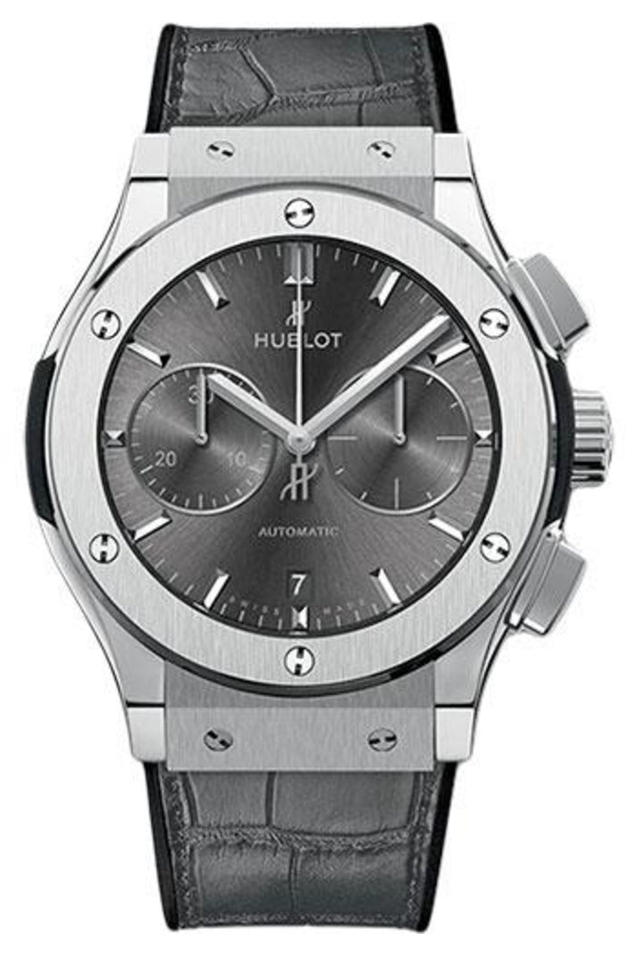 Hublot Classic Fusion Racing Grey Titanium Chronograph 45mm Grey sunray dial reference 521.NX.7071.LR