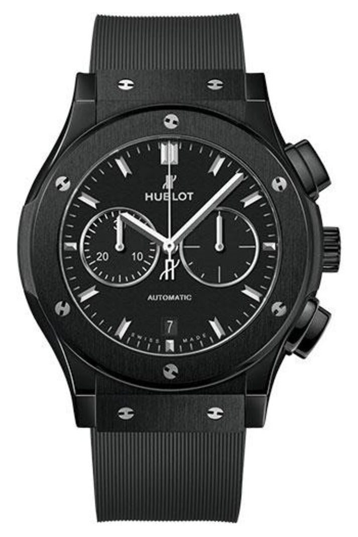 Hublot Classic Fusion Black Magic Ceramic Chronograph 42mm Matte black dial, reference 541.CM.1171.RX