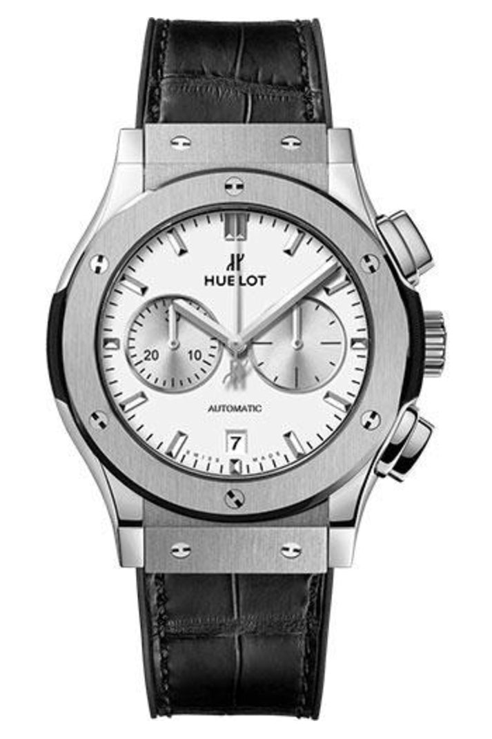 Hublot Classic Fusion Titanium Opaline Chronograph, 42mm Opaline dial, reference 541.NX.2611.LR