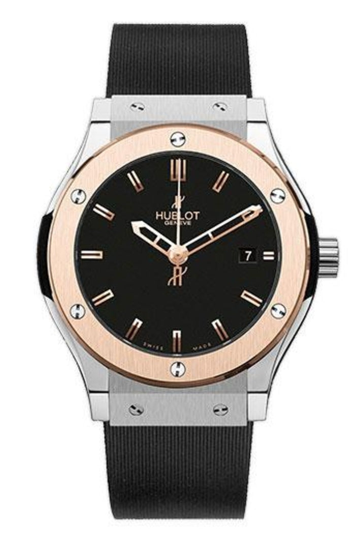 Hublot Classic Fusion 38mm Zirconium Black Dial Black rubber 561.ZP.1180.RX