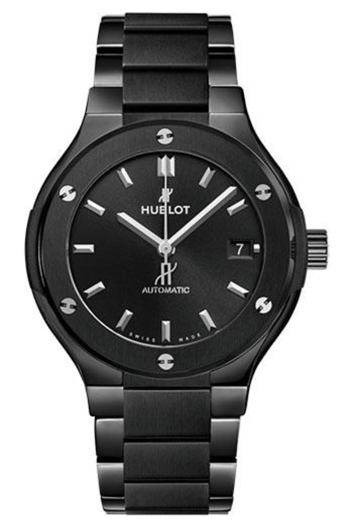 Hublot Classic Fusion Black Magic Bracelet 38mm Matte black dial reference 568.CM.1470.CM