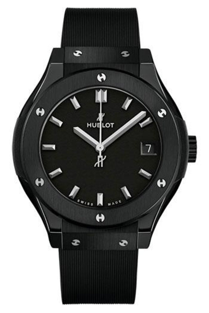 Hublot Classic Fusion Black Magic Ceramic 33mm Matte black dial reference 581.CM.1171.RX