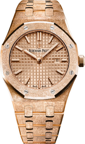 Pre-owned Audemars Piguet Royal Oak Frosted 33 mm — 67653OR.GG.1263OR.02