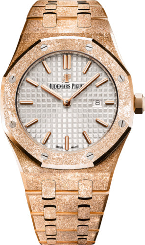 Pre-owned Audemars Piguet Royal Oak Frosted 33 mm — 67653OR.GG.1263OR.01