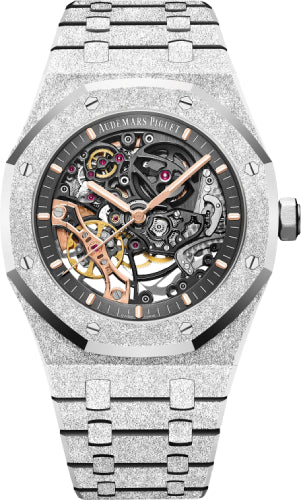 Pre-owned Audemars Piguet Royal Oak Frosted 41 mm — 15407BC.GG.1224BC.01
