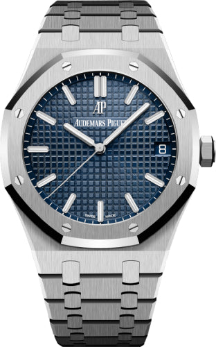 Pre-owned Audemars Piguet Royal Oak Stainless 41 mm — 15500ST.OO.1220ST.01