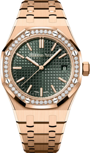 Pre-owned Audemars Piguet Royal Oak Rose 37 mm — 15551OR.ZZ.1356OR.06