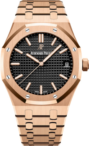 Pre-owned Audemars Piguet Royal Oak Rose 41 mm — 15500OR.OO.1220OR.01