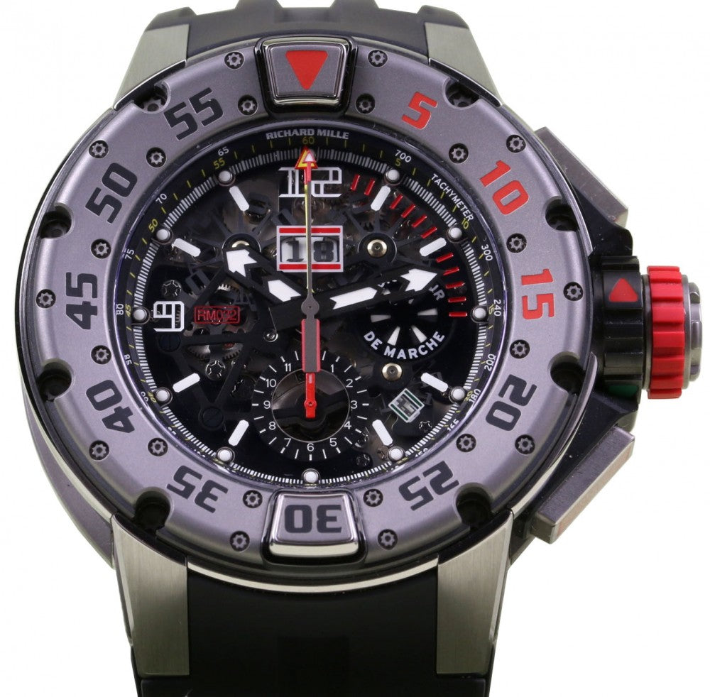 Pre-owned Richard Mille Chronograph DIVER AL — GLJ-rm032