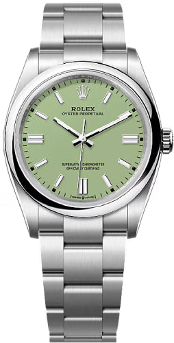 Pre-owned Rolex Oyster Perpetual 36 36 mm — ES-126000-PGrn