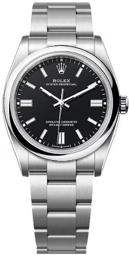 Pre-owned Rolex Oyster Perpetual 36 36 mm — ES-126000-Blk