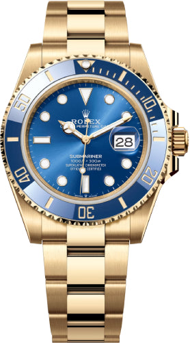 Pre-owned Rolex Submariner Date Yellow 41 mm — 126618LB