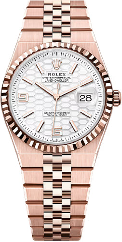 Pre-owned Rolex Land-Dweller 36 Everose 36 mm — ES-127235-ERWFJ