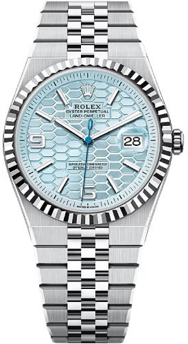 Pre-owned Rolex Land-Dweller 40 Platinum 40 mm — ES-127336-40-PBFJ
