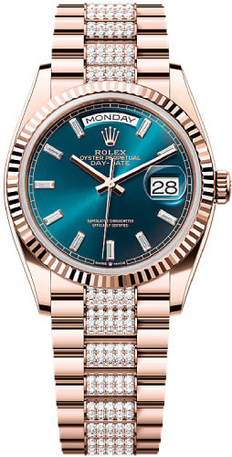Pre-owned Rolex Day-Date 36 36mm 36 mm — 128235-Blgre