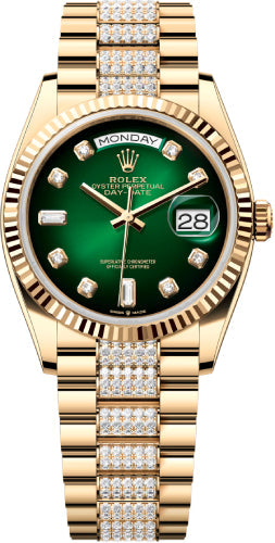Pre-owned Rolex Day-Date 36 36mm 36 mm — 128238-Greombd