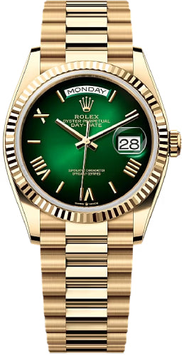 Pre-owned Rolex Day-Date 36 36mm 36 mm — 128238-Greomb