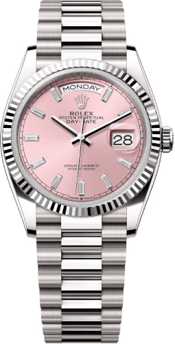 Pre-owned Rolex Day-Date 36 36mm 36 mm — 128239-Pnkdb