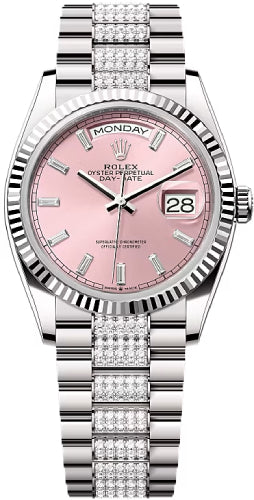 Pre-owned Rolex Day-Date 36 36mm 36 mm — 128239-Pnk
