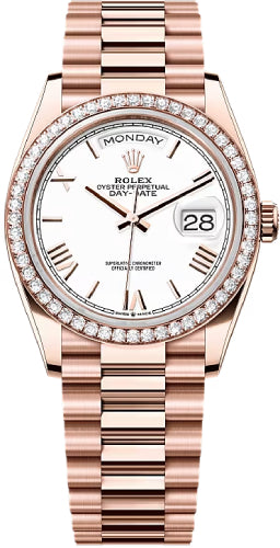 Pre-owned Rolex Day-Date 36 36mm 36 mm — 128345RBR-Whdb