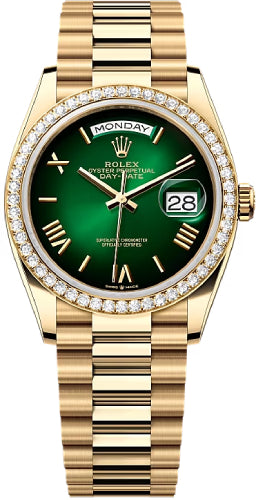Pre-owned Rolex Day-Date 36 36mm 36 mm — 128348RBR