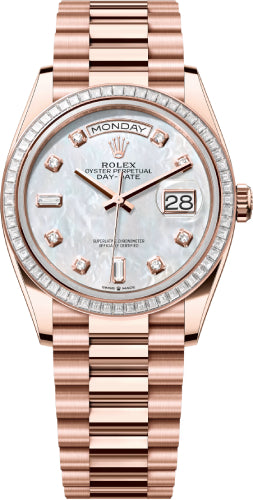 Pre-owned Rolex Day-Date 36 36mm 36 mm — 128395TBR-Whtmopd