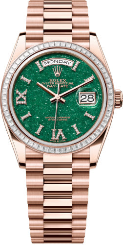 Pre-owned Rolex Day-Date 36 36mm 36 mm — 128395TBR-`Grave