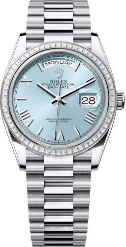 Pre-owned Rolex Day-Date 36 36mm 36 mm — 128396TBR-Icblur