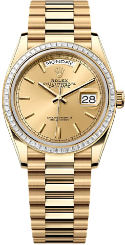 Pre-owned Rolex Day-Date 36 36mm 36 mm — 128398TBR-Chasti