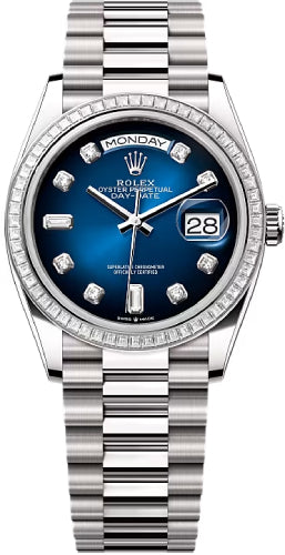 Pre-owned Rolex Day-Date 36 36mm 36 mm — 128399TBR-Bluobdi